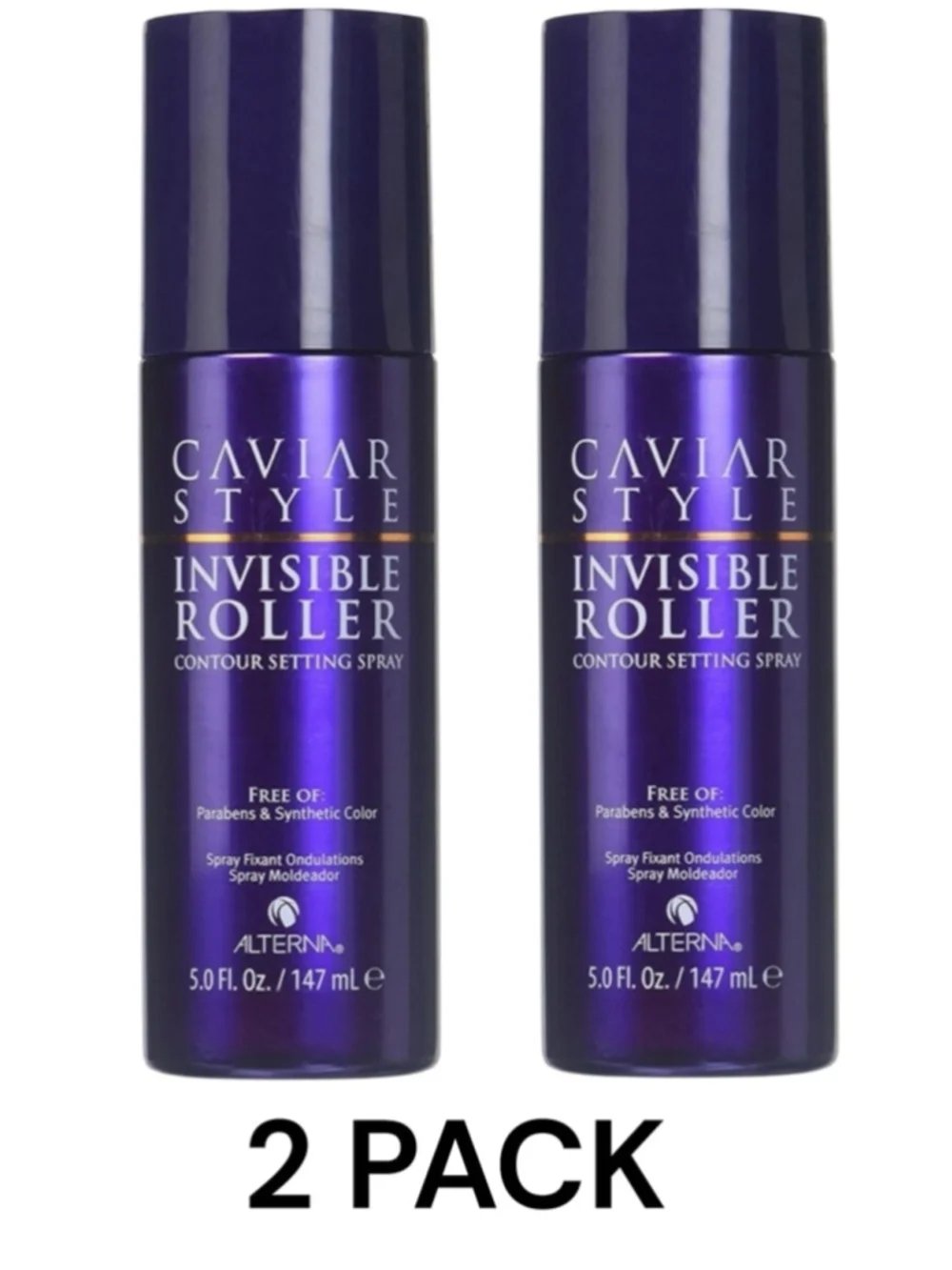 Alterna Caviar Style Invisible Roller Contour Setting Spray Hairspray (2 Pack)